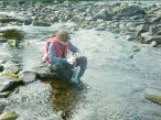 Filtering water, Mysty Fiords, SE Alaska, 2002