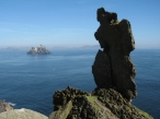 Rock formations on Great Skellig